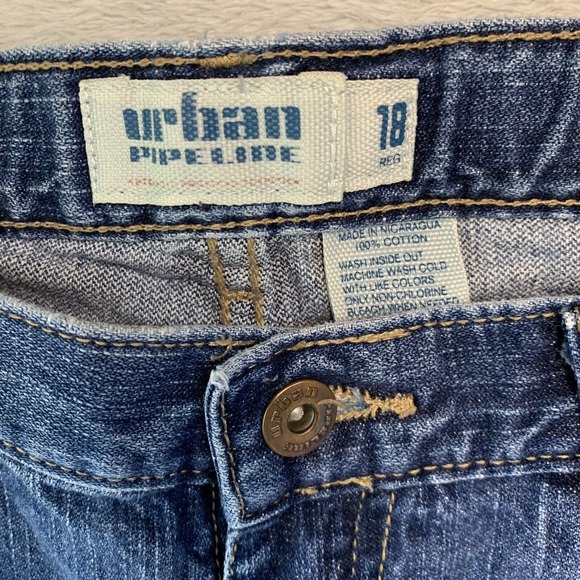 Urban Pipeline Boys Jeans Size 18 - Picture 6 of 9